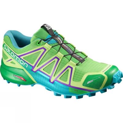 Zapatillas Running Salomon Speedcross 4 CS Mujer Verde - Chile ZQC647291